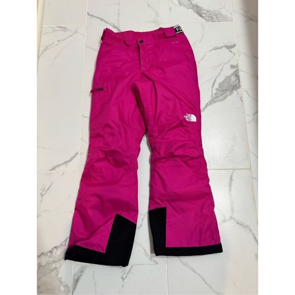 THE NORTH FACE Girls Snowpants North Face Freedom Fuchsia Pink - Picture 2 of 7